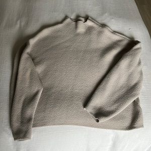 Tan express sweater size small